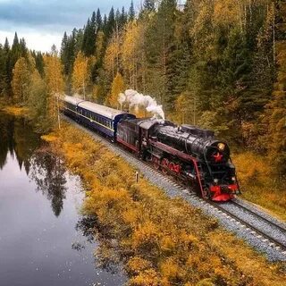 Фото поезда карелия
