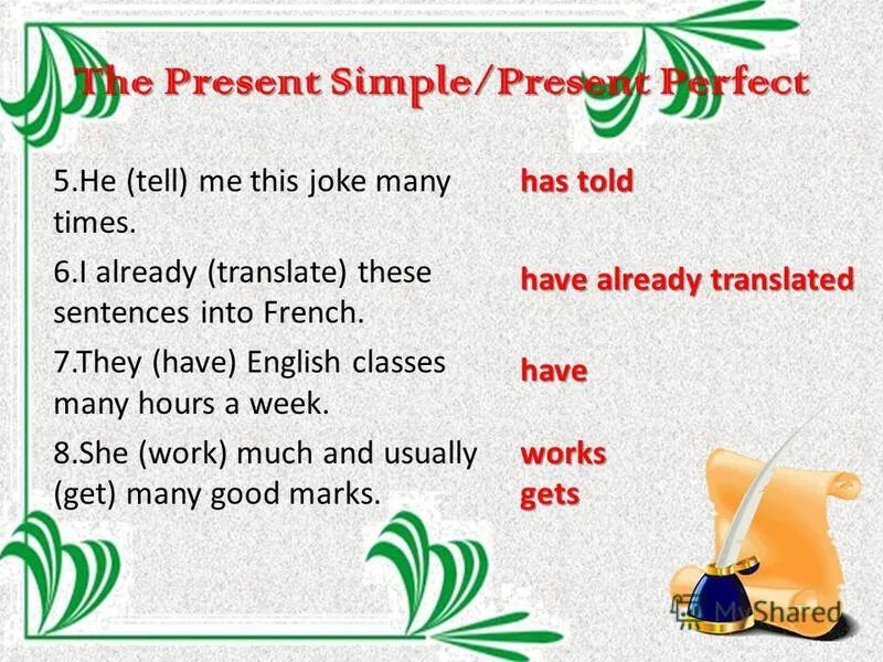I already translate
