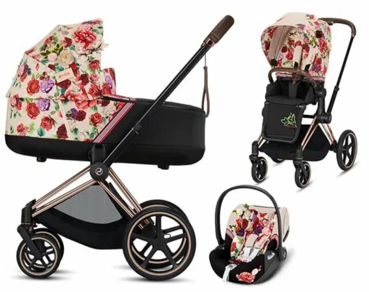 Cybex priam 3 в 1. Cybex Priam Blossom Spring. Коляска Cybex Spring Blossom. Cybex Priam 3. Коляска 3 в 1 Cybex Priam 2019 Spring Blossom.