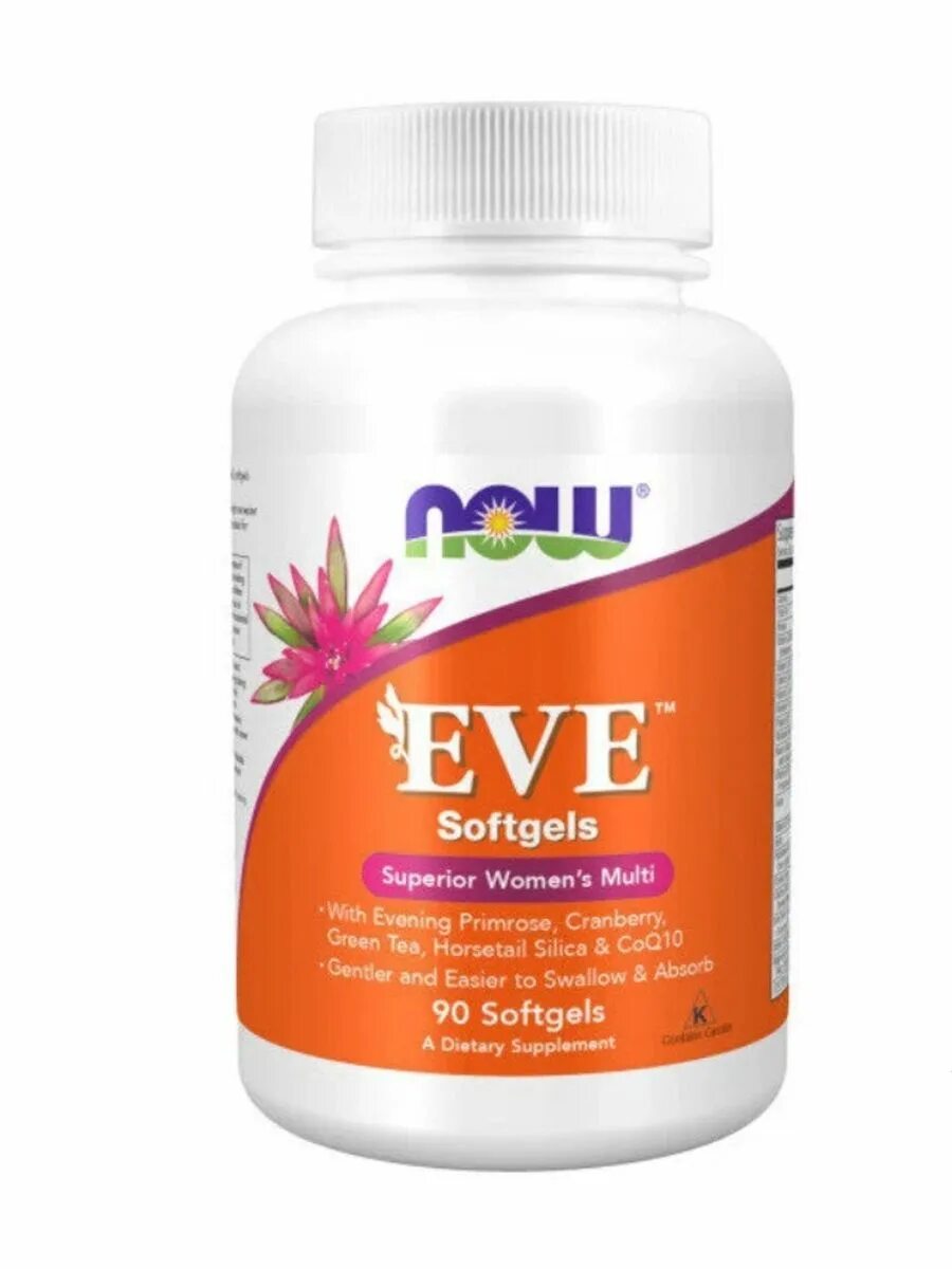 Витамин 90. Now eve woman&#039;s multi 90 softgel. мультивитамины для женщин. мульти витамин витаминно минеральный комплекс.