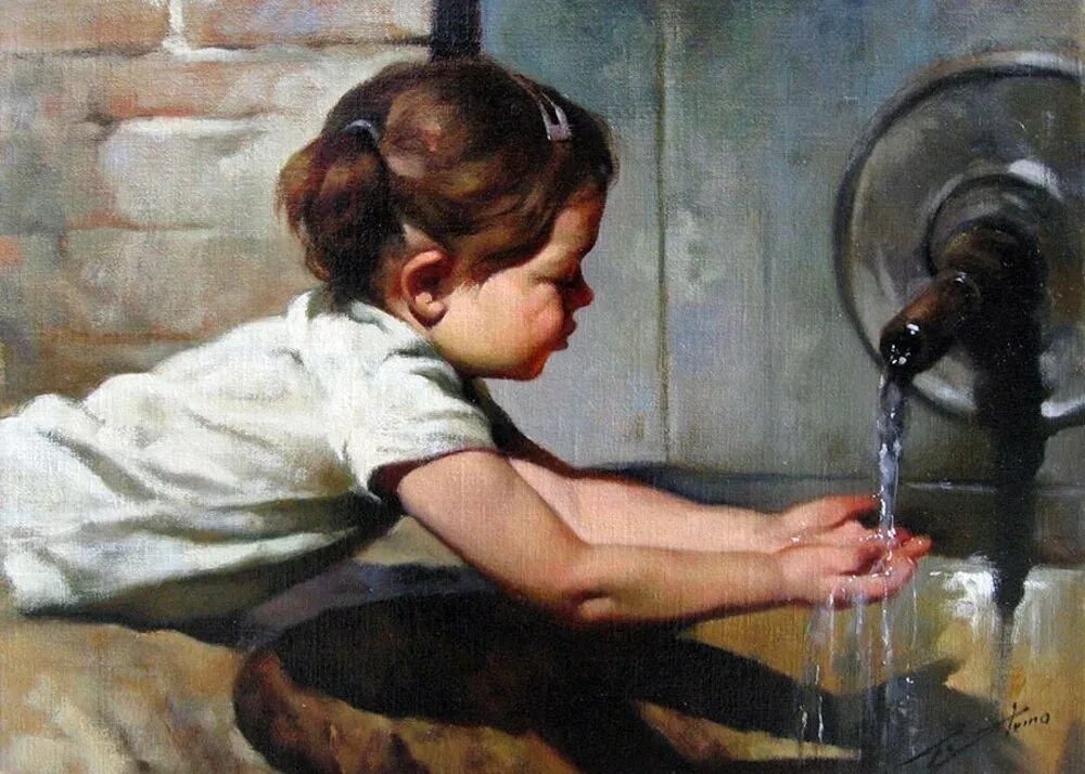 Мальчик умывается. Ребенок умывается. Джанни стрино картины. Осеева танины достижения иллюстрации. Мамины помощники.