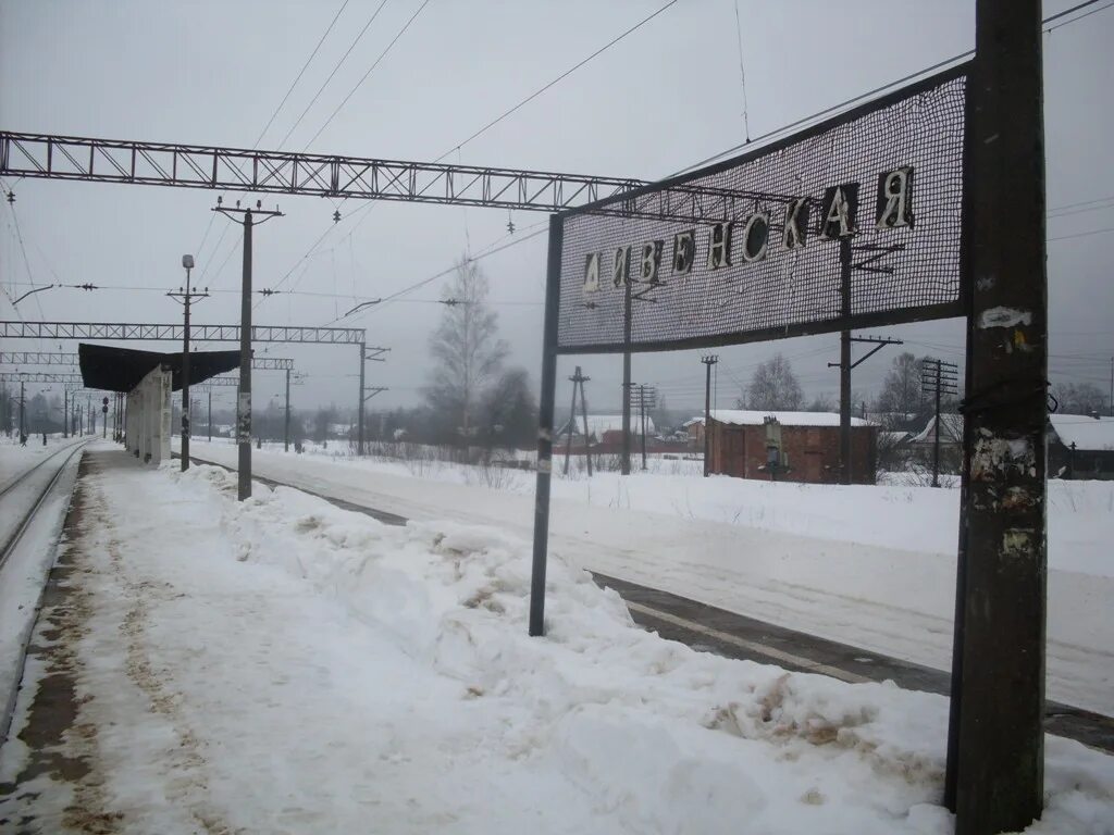 Погода дивенская ленинградская на неделю. Железнодорожная станция Дивенская Ленинградская область. Станция Дивенская 90-е годы. Дивенская станция Лужский район. Дивенская (платформа).