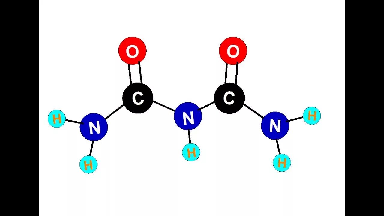 Молекула образуется в результате взаимодействия. Структурная формула биурета. Биурет структурная формула. Образование биурета. Биуретовая реакция уравнение.
