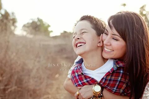 Mom and boy