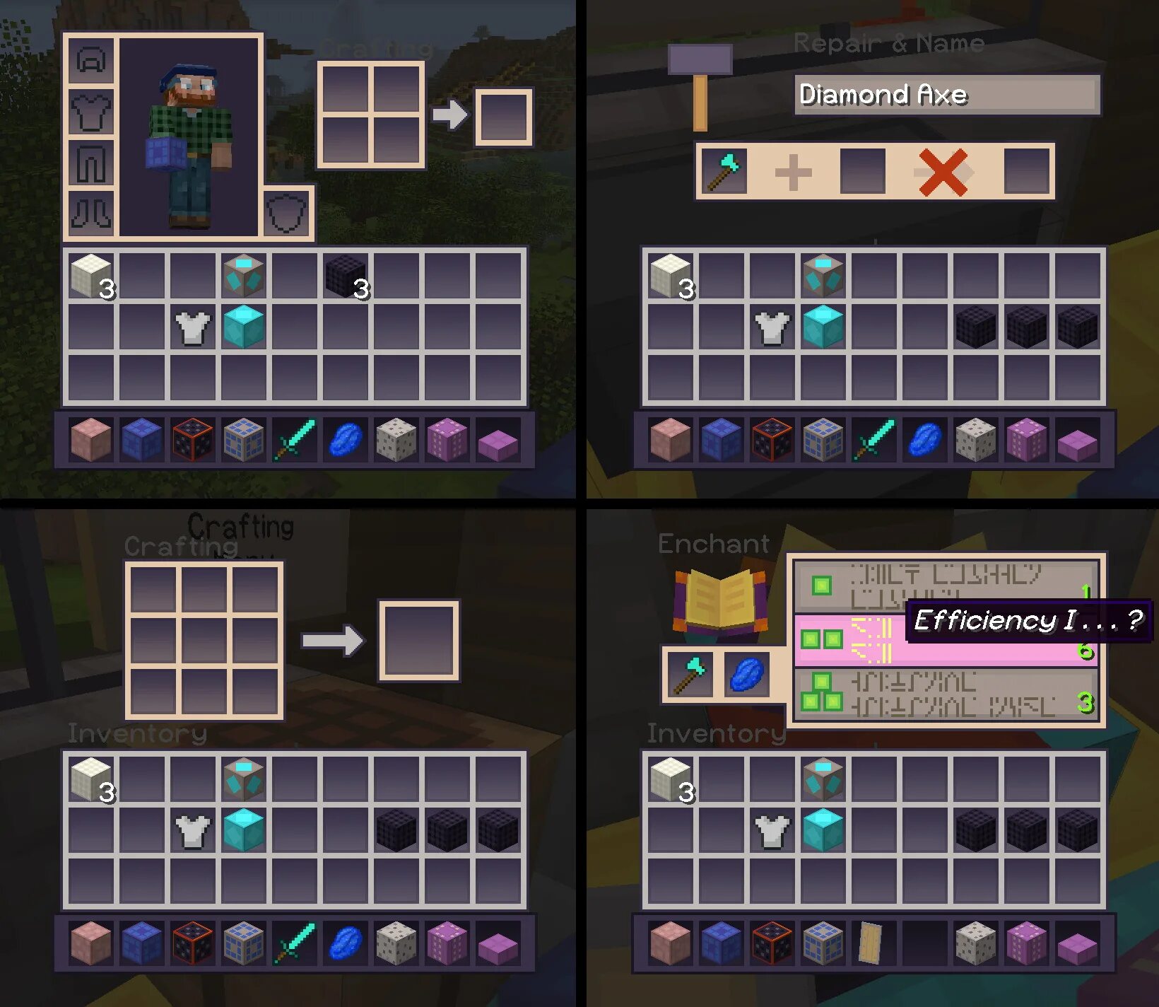 Create enchantment industry 1.20 1. Интерфейс сундука ресурс пак. Enchantment resource Pack. Меню ресурс паков. Космические кнопки для майнкрафт для Packmenu.