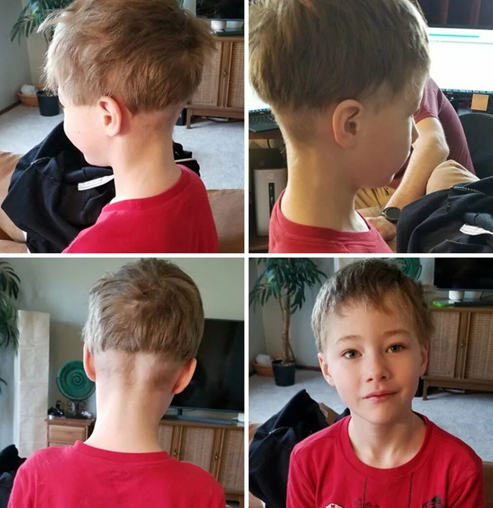 Стрижка для мальчика на отросшие волосы. Неудачная стрижка мальчика. Неудачные стрижки детей.