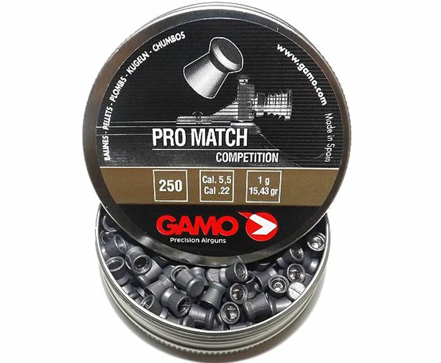 Пули Gamo Pro Match 5,5 мм, 1,0 г (250 штук). Пули "Gamo Pro Match" 500. Пули "Gamo Pro Match" 250. Пули пневматические Gamo.