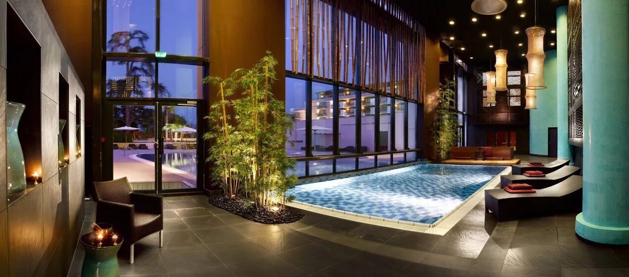 Центр территории спа. Спа бар. bon spa.