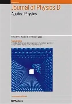 Journal of physics b. Journal of physics d: applied physics.
