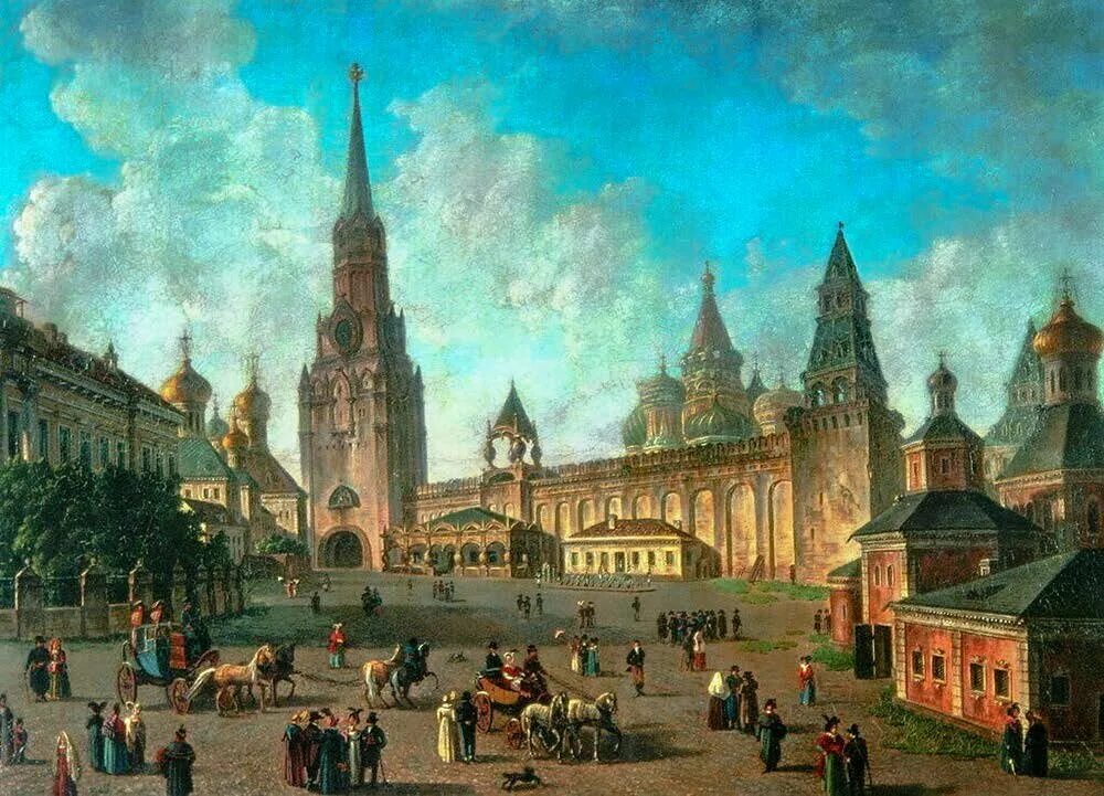 История россии 1800. Фёдор Яковлевич Алексеев красная площадь в Москве.