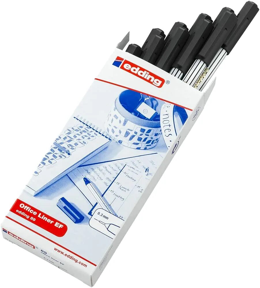 Маркер edding 0.3 мм. Edding 89 office liner ef. edding color pen 10. office liner ef germany. линер edding 0,3 мм, черный.