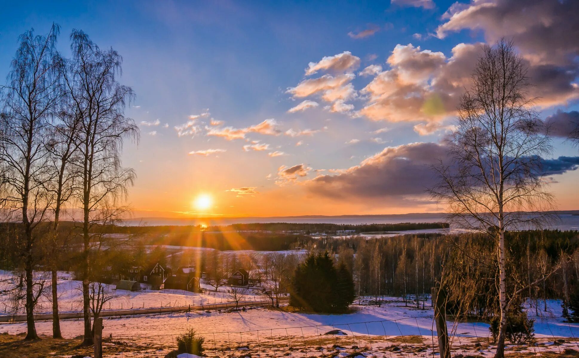 Картинка добрый вечер весенняя природа. Весенний рассвет. Красивые пейзажи ранней весны. Пейзажи России.