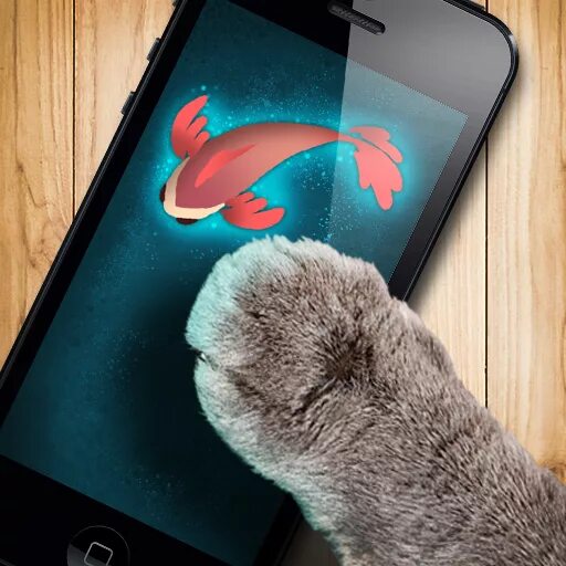 Игрушки для кошек на телефоне. Котенок с рыбкой. Рыбки для кошек в телефоне. Рыбки для кошек в телефоне. Игры для кошек на планшете.