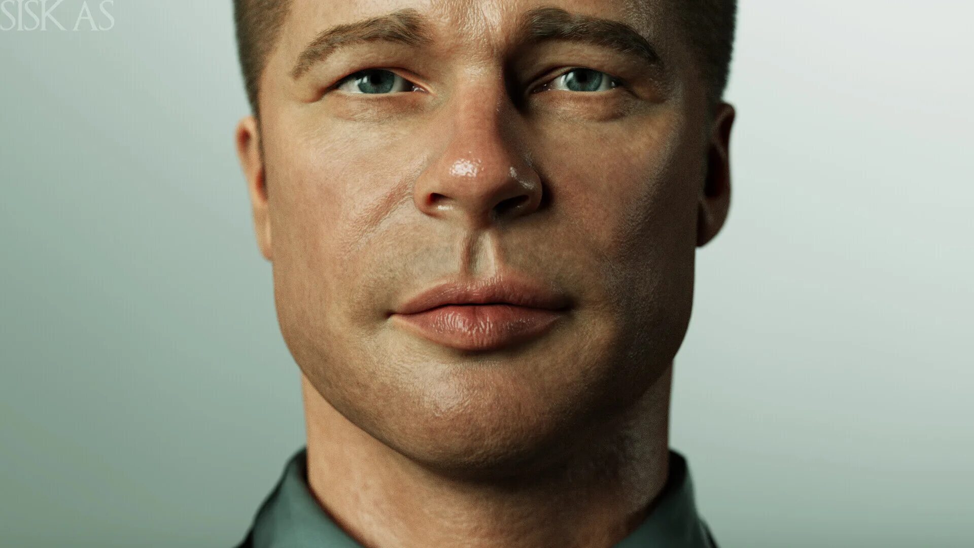 Brad Pitt. Брэд Питт анфас. Брэд Питт 3д. Brad Pitt 3d model.