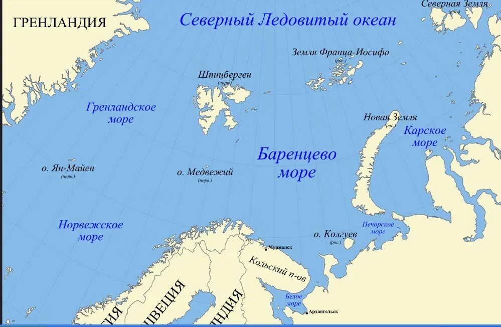 Остров северной части. Баренцево море на карте Северного Ледовитого океана. Баренцево море на карте. Расположение Баренцева моря на карте. Остров Медвежий Баренцево море на карте.