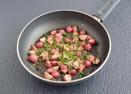 Жареная редиска