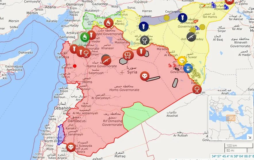 Карта Сирии 2022. Территория Сирии 2022. Карта Сирии 2023. Карта боевых действий в Сирии.