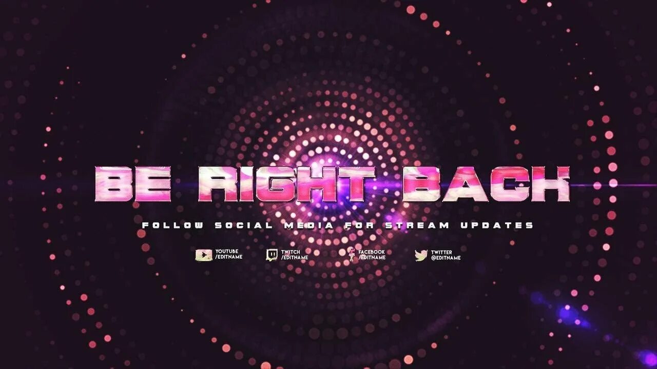 Get it right back. Brb для стрима. brb для твича. be right back twitch. brb заставка.