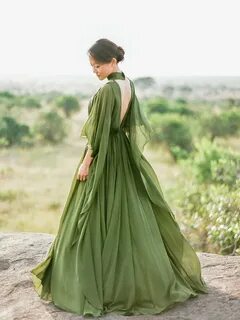 Green dress