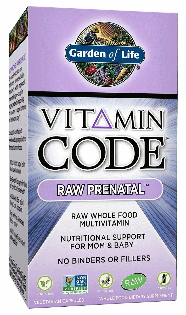 Vitamin code prenatal. Garden of Life витамины для беременных. Гарден лайф пренатал. Garden Life Prenatal Vitamin.