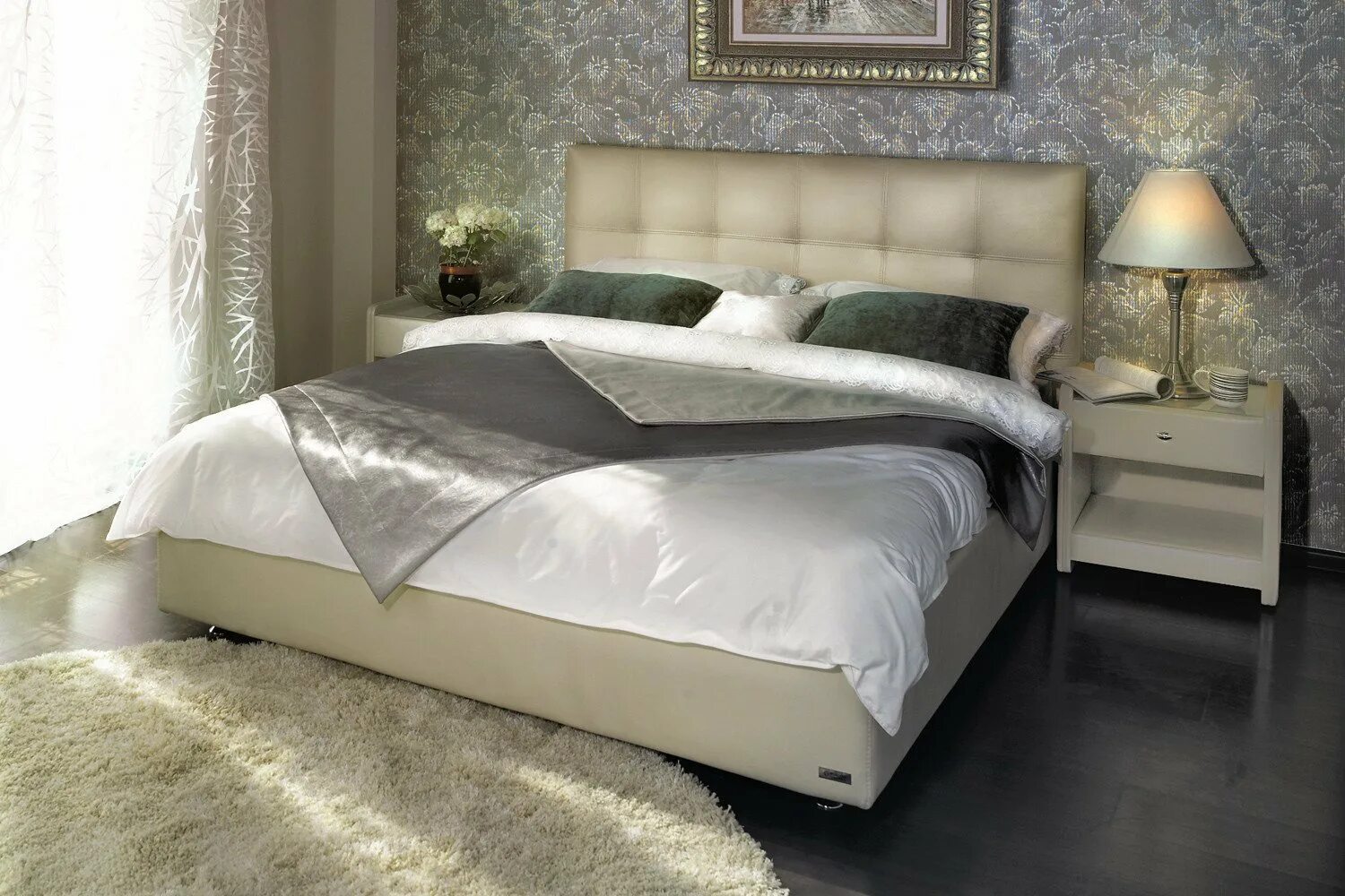 Кровать Аскона Marlena 140x200 купить в Махачкале - цена за размер 1400x2000 мм 