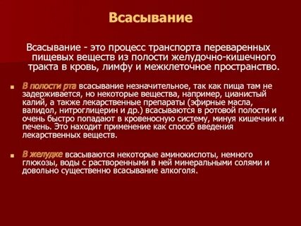 Переваривает питательные вещества