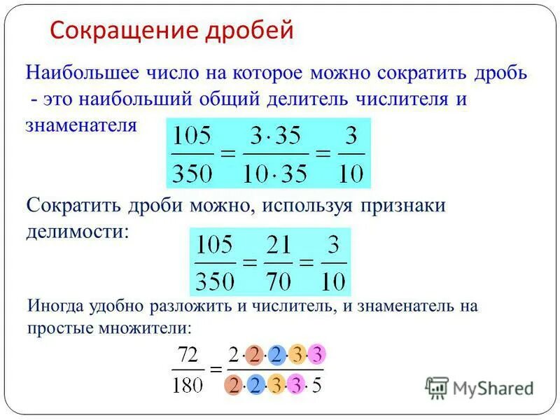 1 4 можно сократить