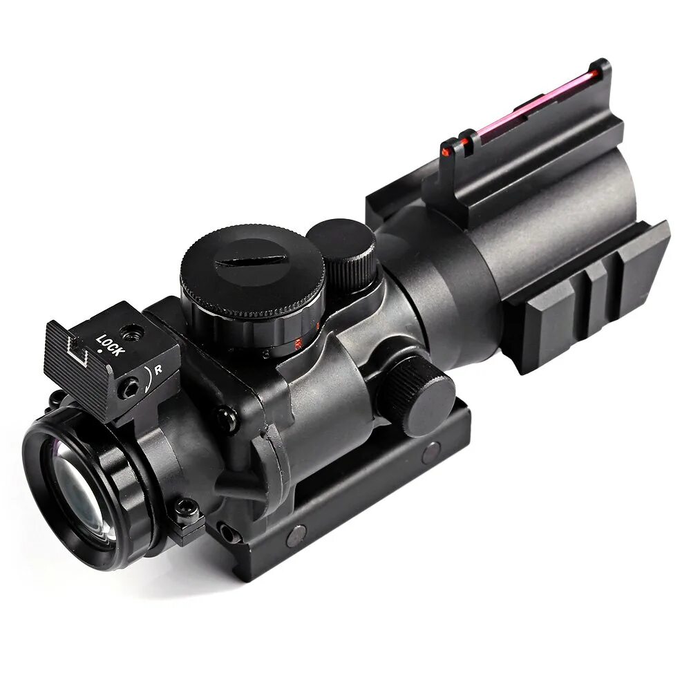 Прицел для страйкбола. 4x32 ACOG Riflescope 20mm Dovetail Reflex Optics scope Tactical Sight. Compact scope 4x32. Riflescope 4x32 Compact. Оптический Минибокс.