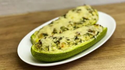 Рецепт фаршированного круглого кабачка