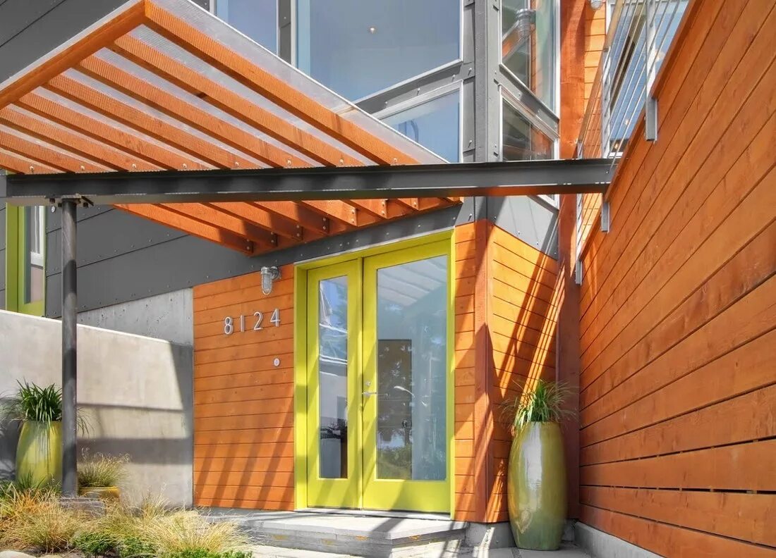 Carports навесы автомобильные. Барнхаус с террасой и навесом. Фасады навесов. Козырьки в современной архитектуре. Козырек для крыльца.