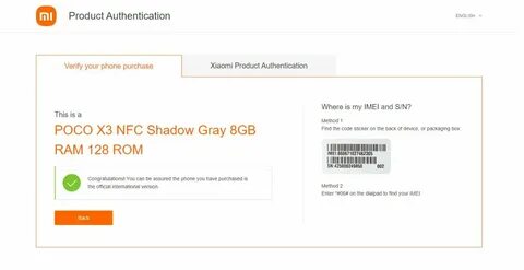 Проверить телефон по imei xiaomi