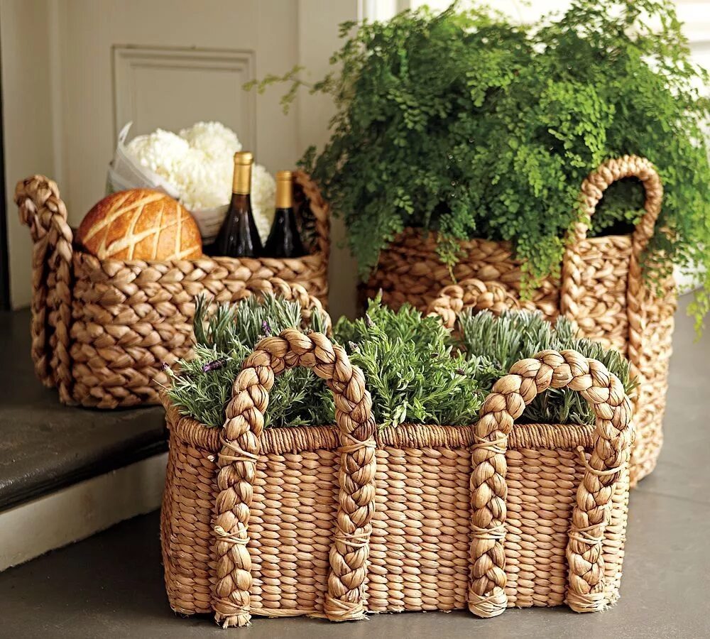 Pin auf Wicker Dekoration, Beistelltische dekorieren, Ideen zum selbermachen für