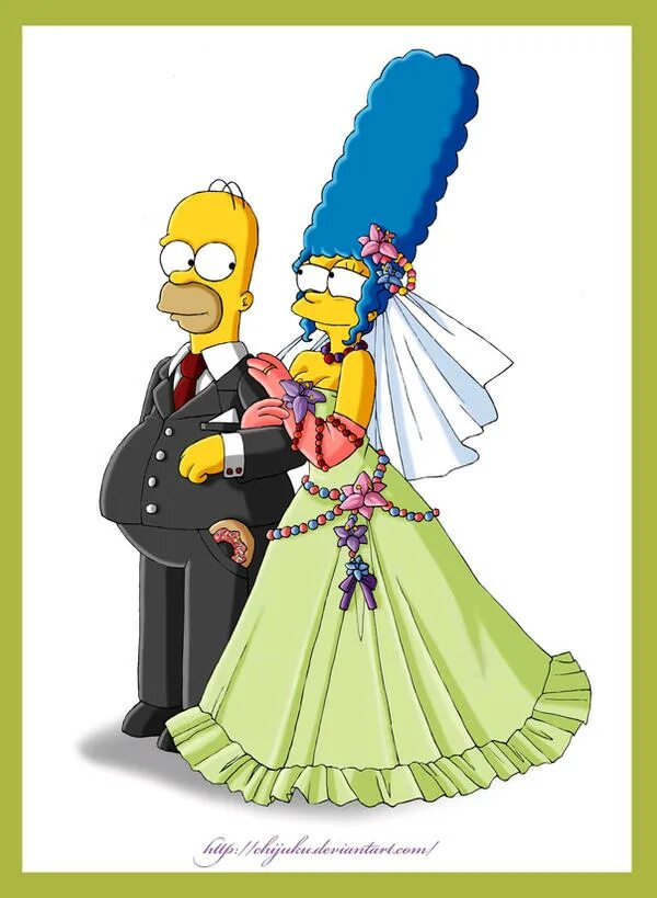Свадьба Гомера и мардж. Мардж симпсон. Симпсоны гомер и мардж свадьба. Симпсоны свадьба Гомера.