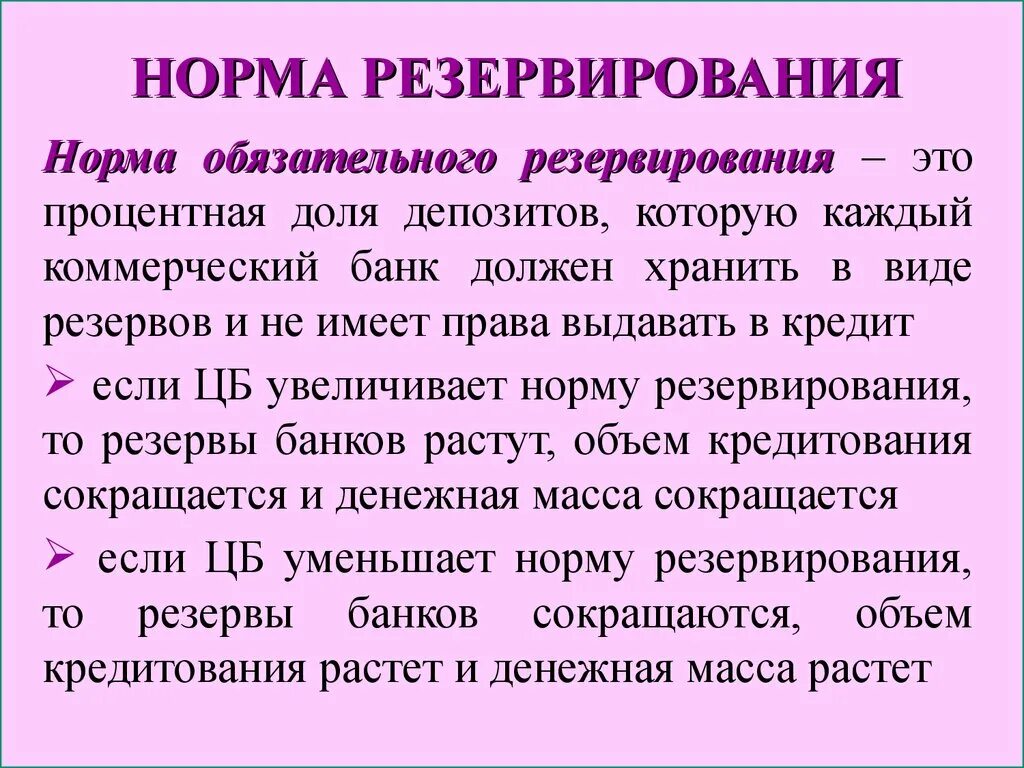 Норма резервирования. Норма обязательного резервирования. Норма обязательного резервирования банка это. Нормы резервирования для банков.