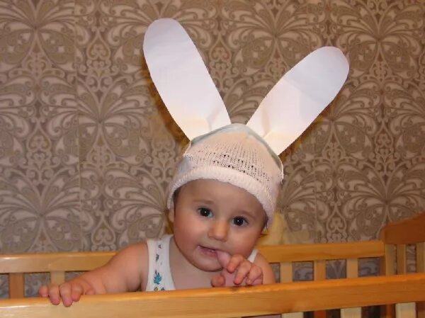 шапка зайчика своими руками