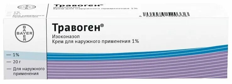 Травоген крем купить. Травоген крем 1% 20г. Травоген крем д/наруж примен 1% 20г. Травоген изоконазол. Крем травоген изоконазол.