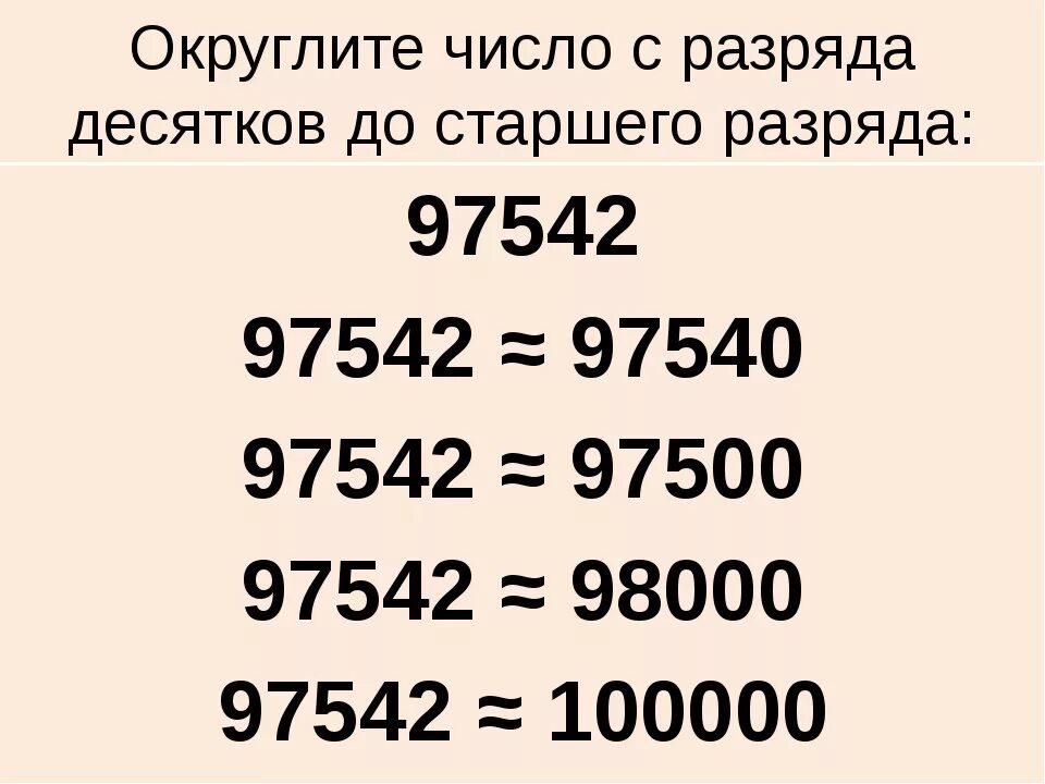 Математика тема округление 5 класс