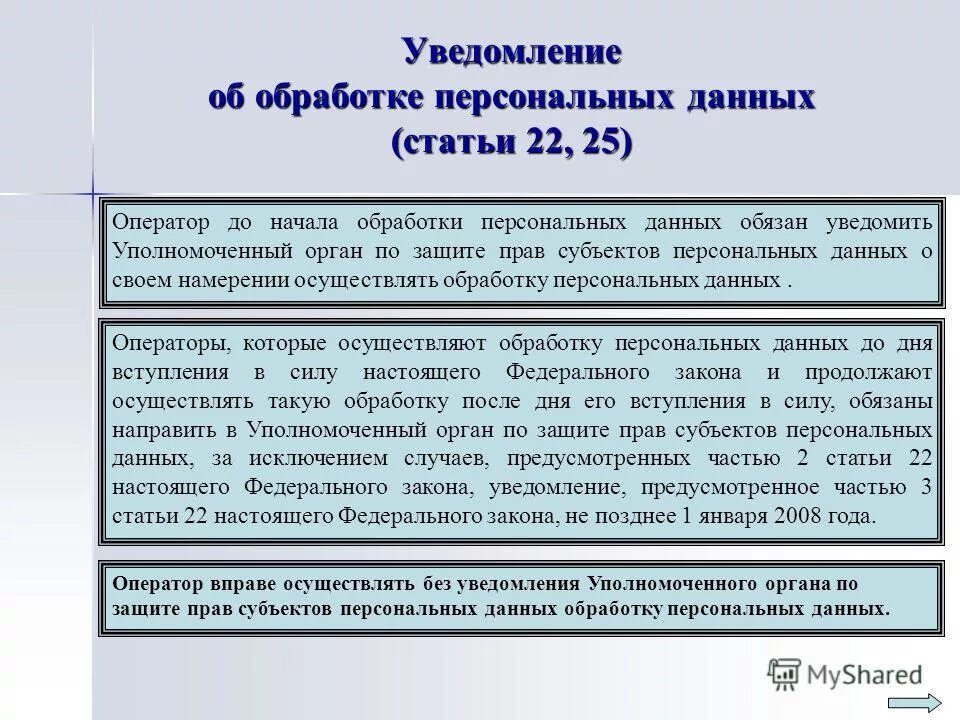 Роскомнадзор уведомление об обработке образец