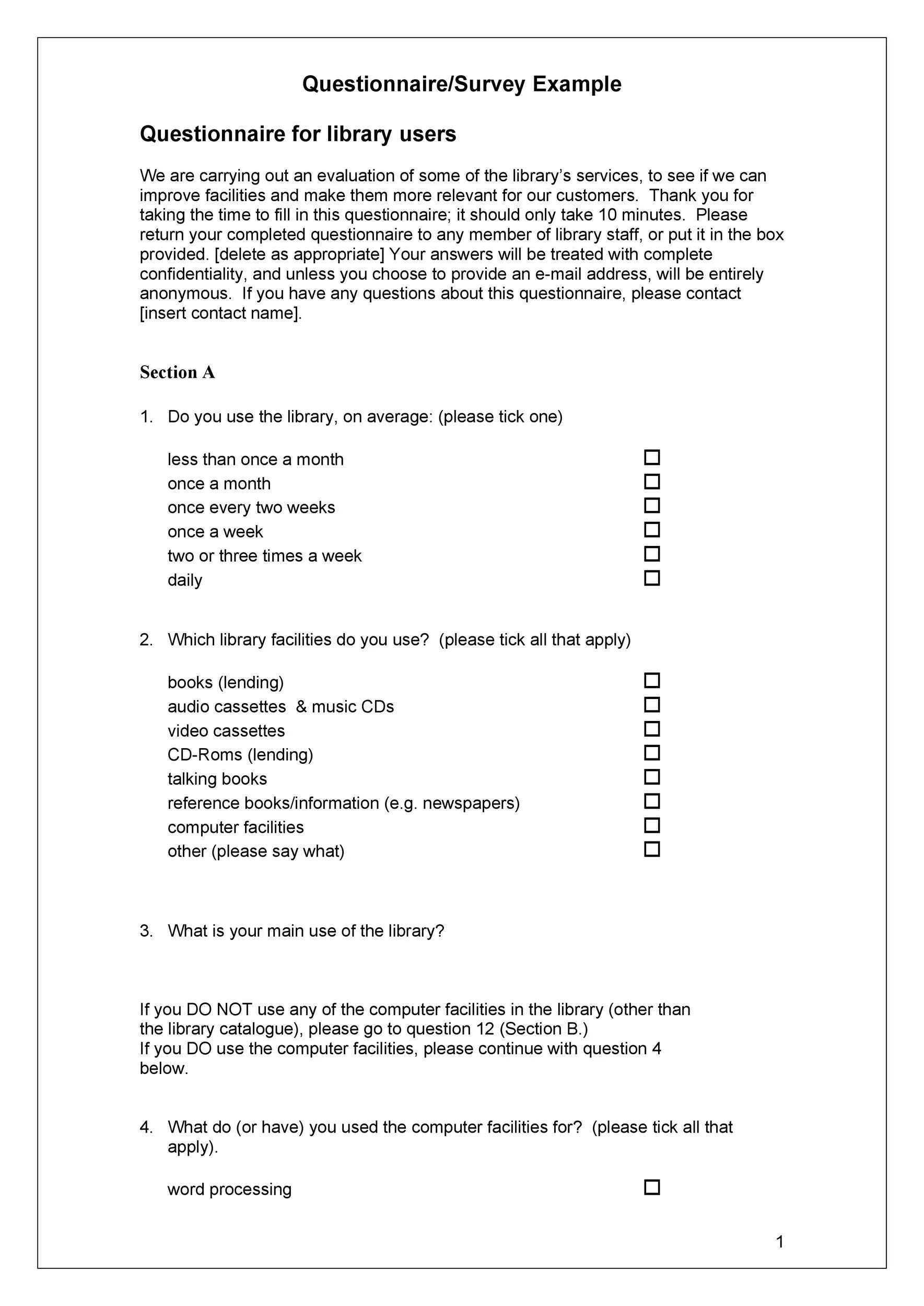 Survey examples. Questionnaire example. questionnaire sample. questionnaire template. survey example.