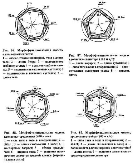 Модельные характеристики спортсменов. Модельные характеристики пловцов. Морфофункциональные характеристики пловца. Модельные характеристики спортсмена веерная диаграмма.