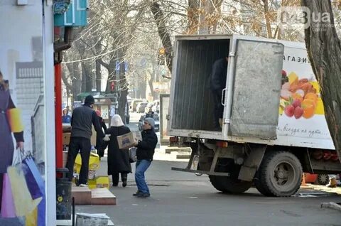 Выгрузка тротуара