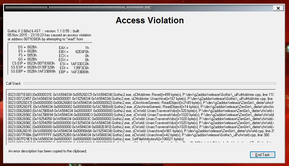 Готика access Violation. Ошибка access Violation. Application Error access Violation Готика 2. Готика 1 загрузка сохранений. Error description r