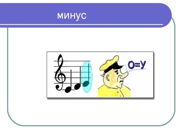 Самое первое слово минус