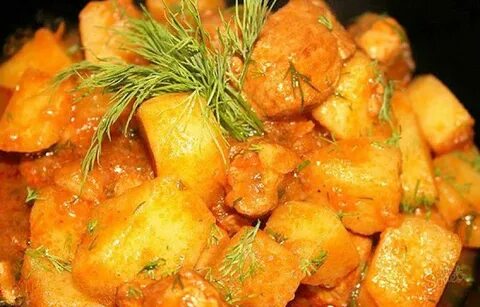 Тушеная картошка простая