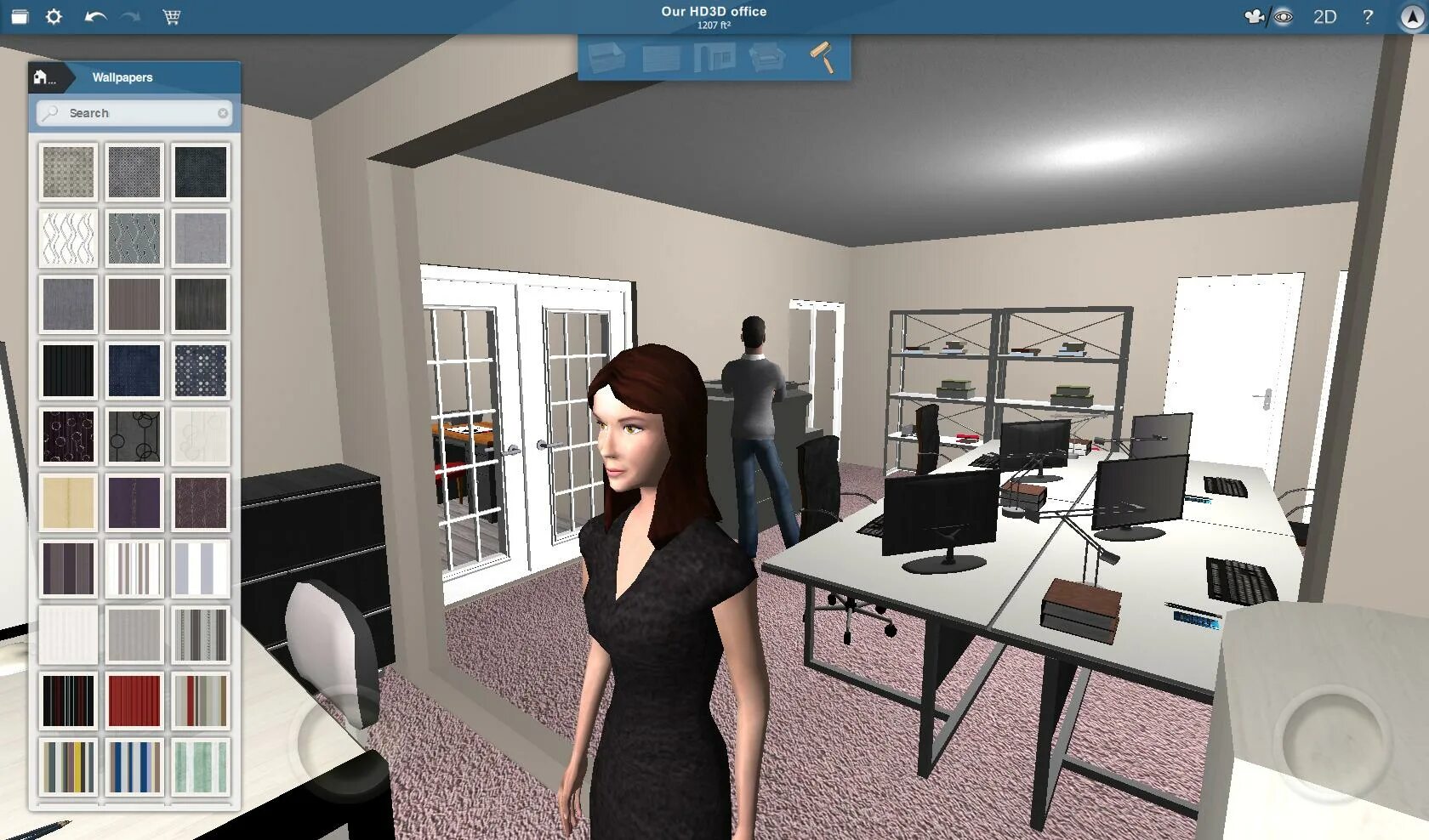 Планировщик квартиры в режиме 3D