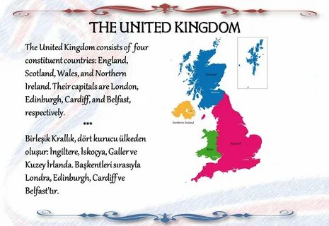 The united kingdom consists of four countries