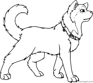 Husky Coloring Pages - ColoringAll