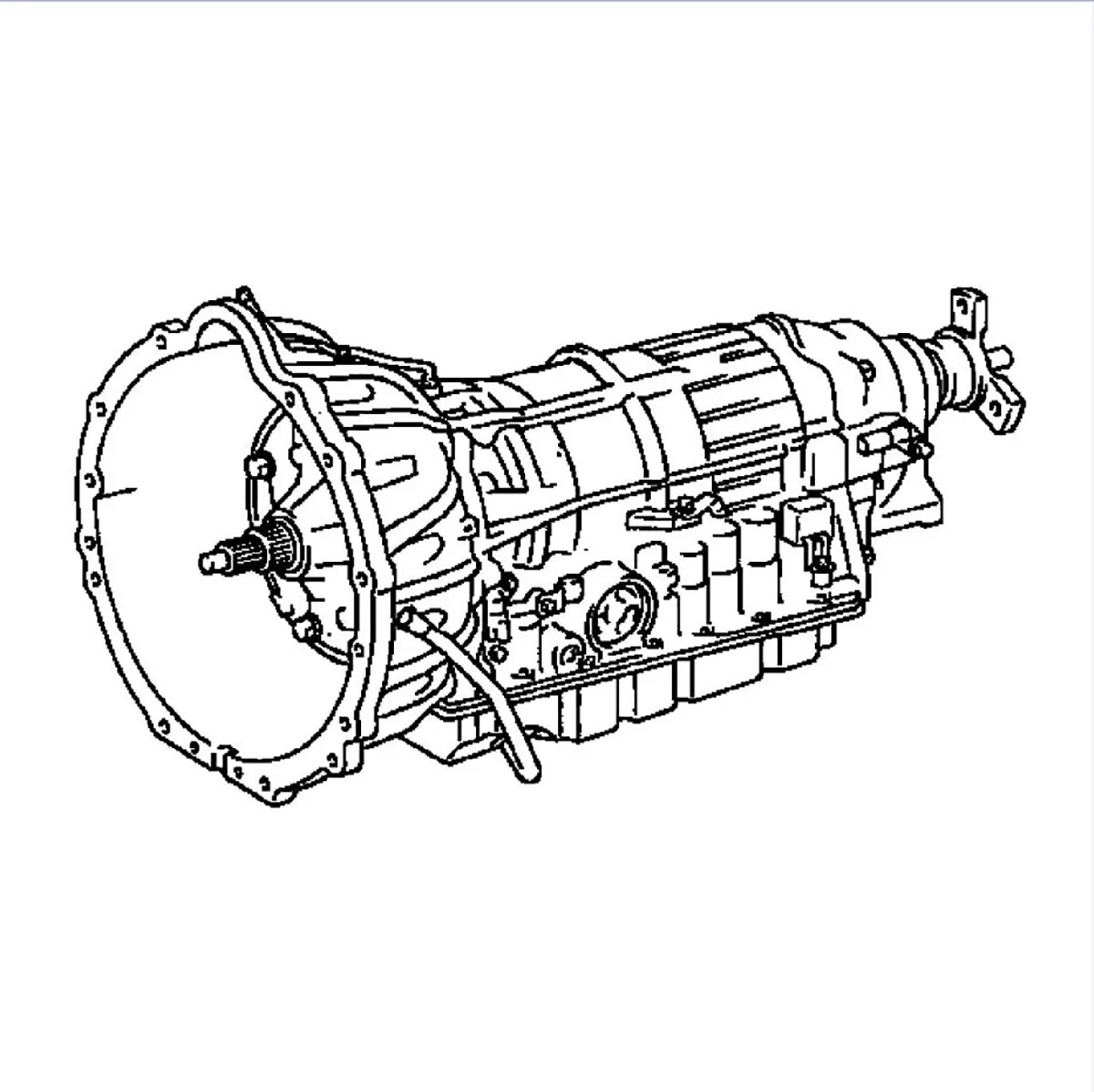 Ls 50 5. Схема АКПП 35 50. АКПП 3uz-Fe в разрезе. АКПП ленд Крузер 3f. АКПП нарисованная.