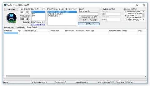 Router scan v 2.60