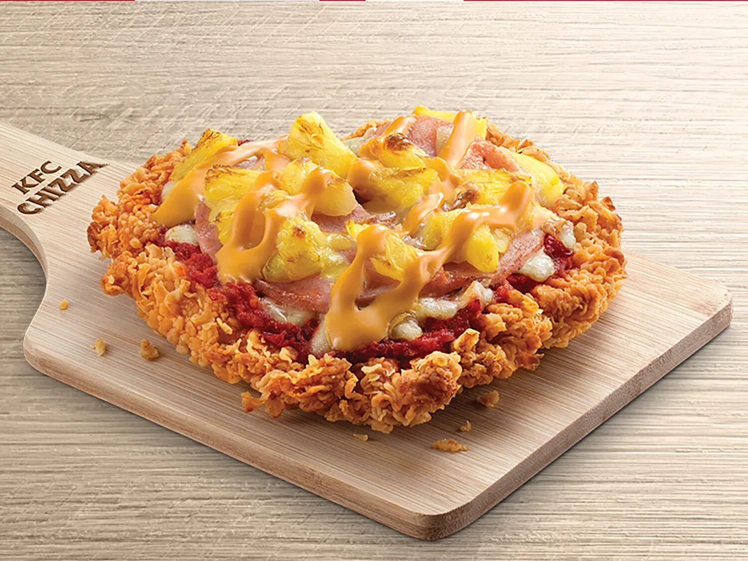 KFC Chizza. KFC куриные пицца.